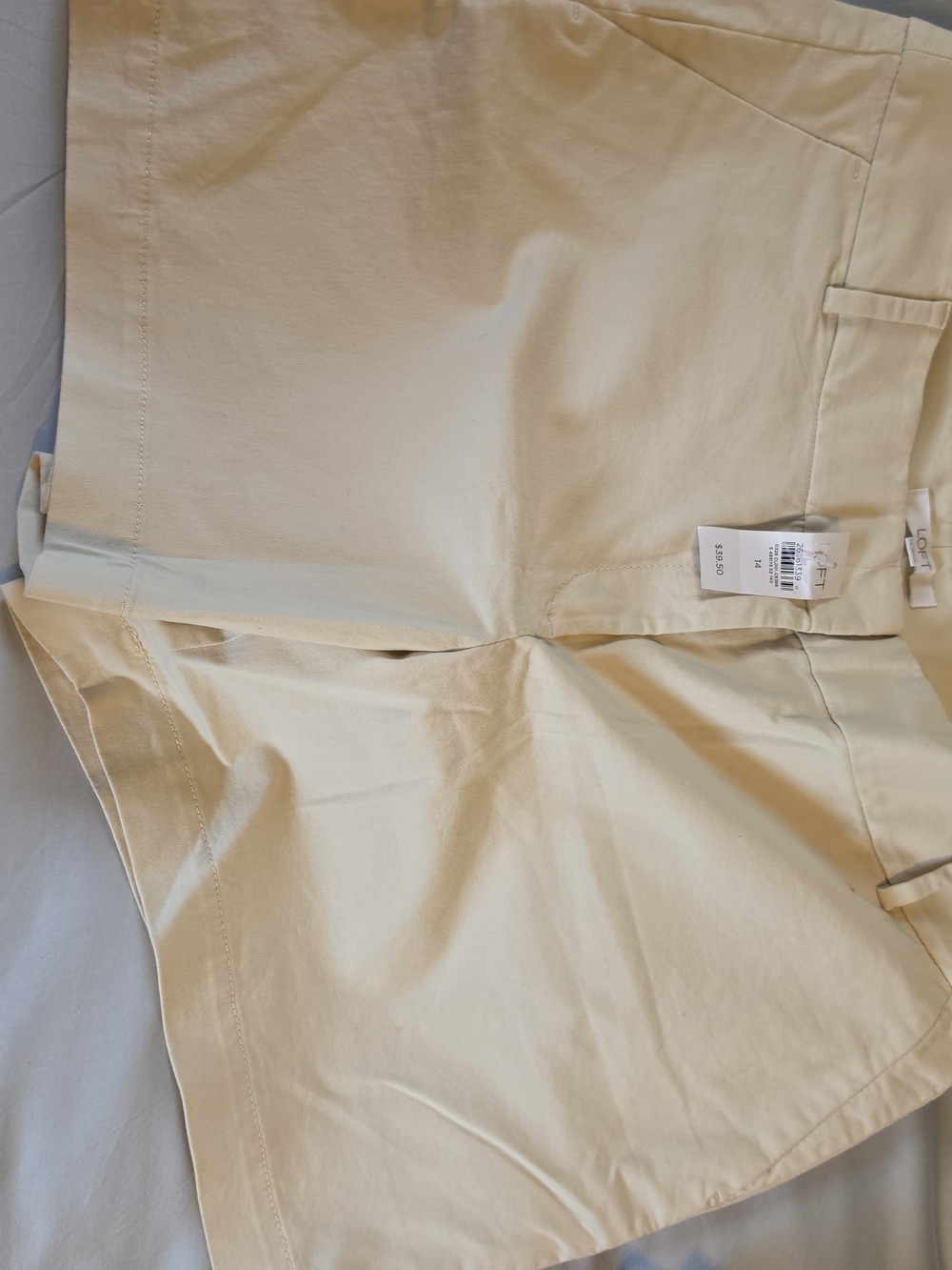 J. Crew Women’s Chino Shorts - Pink, Cream, Light Gray - Size 14 - Picture 7 of 9
